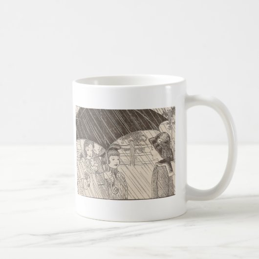 Mug U est pour parapluie (Droite)