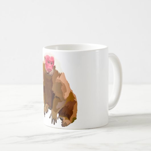 Mug U est pour Uakari (Devant droit)