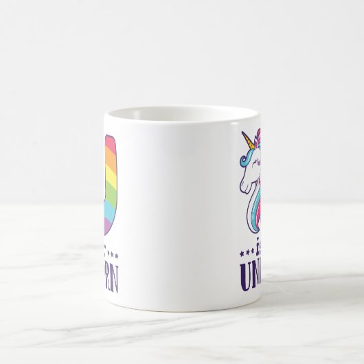 Mug U est pour Unicorn Alphabet (Centre)
