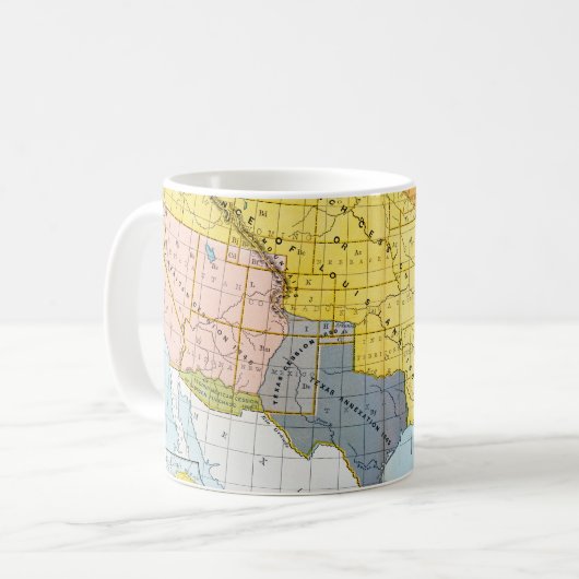 MUG U.S. CARTE, 1776-1884 (Devant gauche)