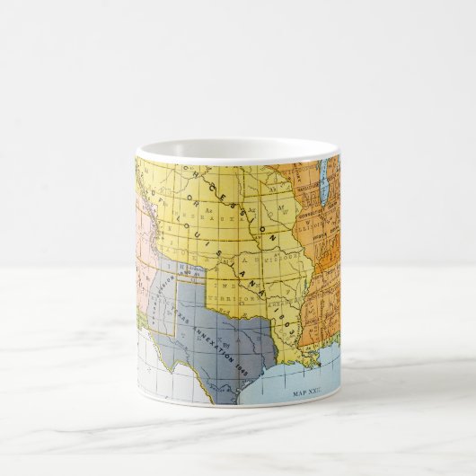 MUG U.S. CARTE, 1776-1884 (Centre)