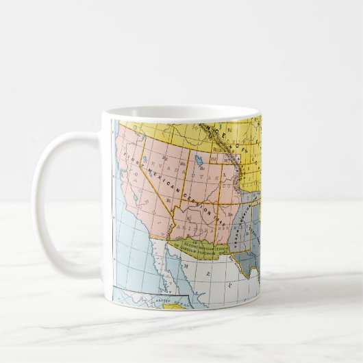 MUG U.S. CARTE, 1776-1884 (Gauche)