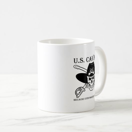 Mug U.s. Cavalry Because Even Marines Need Heroes Funn (Devant droit)