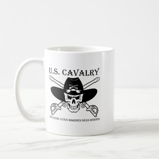 Mug U.s. Cavalry Because Even Marines Need Heroes Funn (Gauche)