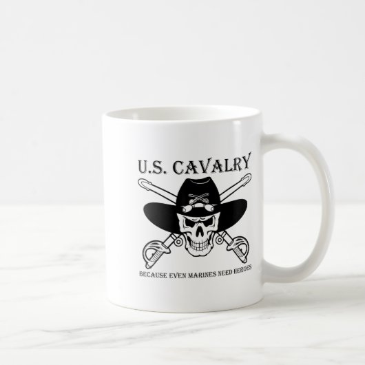 Mug U.s. Cavalry Because Even Marines Need Heroes Funn (Droite)