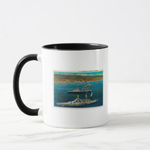 Mug U.S. Cuirassés ancrés à Long Beach