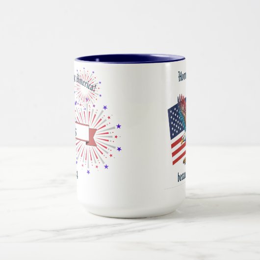 Mug "U.S. Flag with Eagle" personnalisable (Centre)