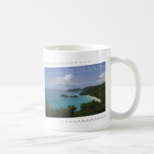 Mug U.S. Les Îles Vierges - baie du tronc de St John (Droite)
