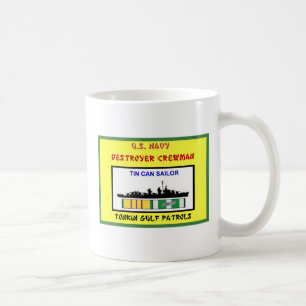 MUG U.S. MEMBRE D'ÉQUIPAGE DE DESTROYER DU VIETNAM DE