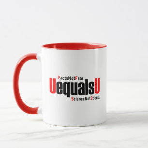 Mug U = U - VIH indétectable - Science pas Stigmatisme