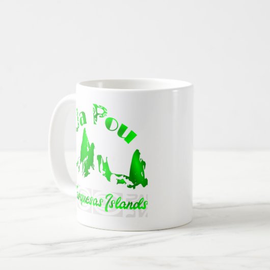 Mug UA POU (vert) (Devant gauche)