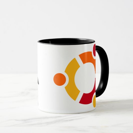 Mug Ubuntu Linux (Devant droit)