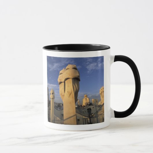 Mug UE, Espagne, Catalogne, Barcelone. Antonio Gaudi's (Droite)