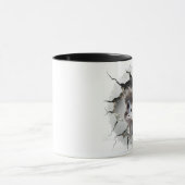 Mug UEM à l'intérieur d'un mur fissuré (Centre)