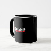 Mug UEqualsU VIH Indétectable Art non transmettable (Devant gauche)