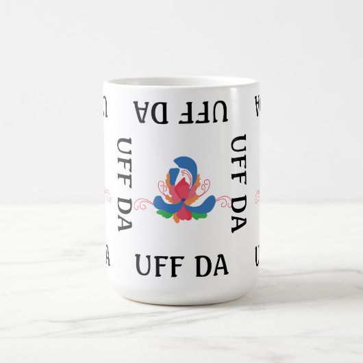 Mug UFF DA peinture moderne (Centre)