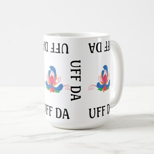 Mug UFF DA peinture moderne (Devant droit)
