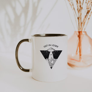 Mug UFO drôle   Allez les perdants