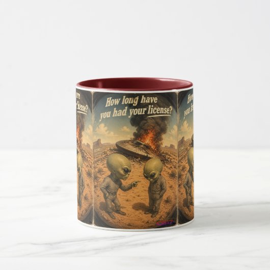 Mug UFO Roswell 40-50s (Centre)
