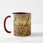 Mug UFO Roswell 40-50s (Gauche)