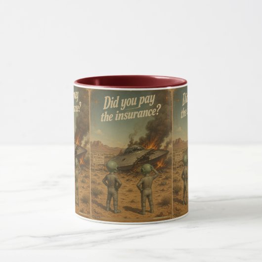 Mug UFO Roswell 40-50s (Centre)