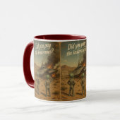 Mug UFO Roswell 40-50s (Devant gauche)