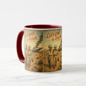 Mug UFO Roswell 40-50s (Devant gauche)