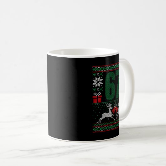 Mug Ugly Christmas Sweater 67 Design (Devant droit)