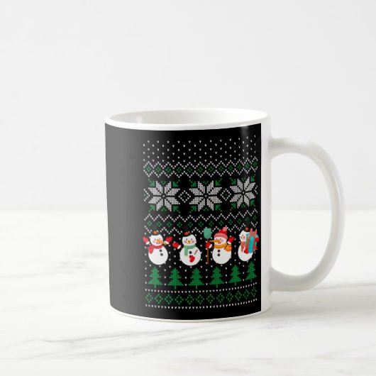 Mug Ugly Christmas Xmas Tree Snowman Santa Claus New Y (Droite)