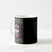 Mug Ugly Xmas Sweater Great Dane Dog In Christmas Sock (Devant gauche)