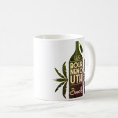 Mug UK Bournemouth Beach Green Bottle  (Devant droit)