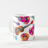 Mug Ukeleles coloré (Devant gauche)