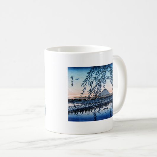 Mug Ukiyo-e le mont Fuji Japon (Devant droit)