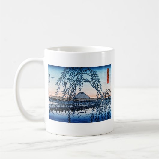 Mug Ukiyo-e le mont Fuji Japon (Gauche)
