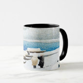 Mug ukiyoe [hasui] C27 Amanohashidate en Neige (Devant droit)