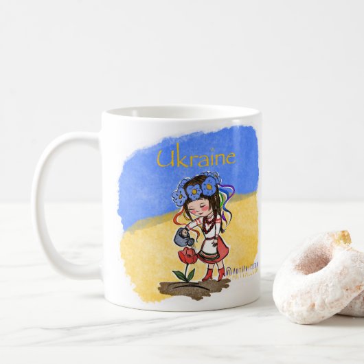 Mug Ukraine (Avec donut)