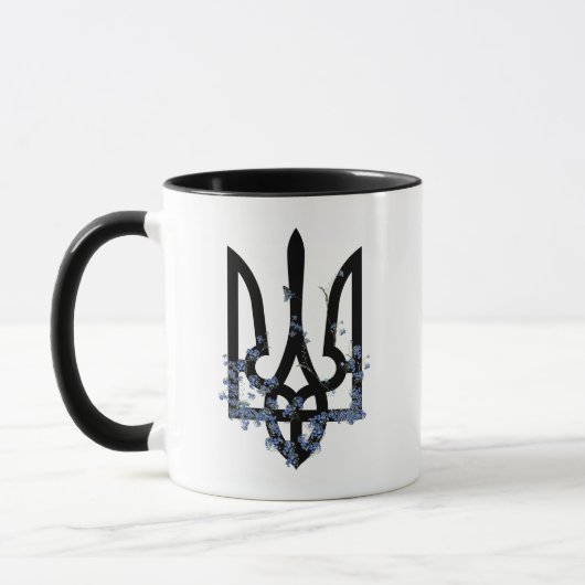Mug Ukraine. Armoiries. Trident. Truzyb. (Gauche)