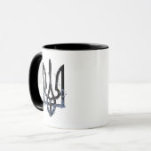 Mug Ukraine. Armoiries. Trident. Truzyb. (Devant gauche)