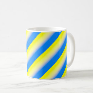 Mug Ukraine bleue et jaune Inspiration de la paix anti