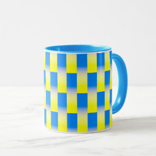 Mug Ukraine bleue et jaune Inspiration de la paix anti