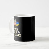Mug Ukraine Denmark Flags Slogan Stand With Ukraine (Devant gauche)
