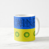 Mug Ukraine Drapeau avec des tournesols (Devant droit)