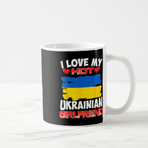 Mug Ukraine J'aime ma petite amie ukrainienne chaude