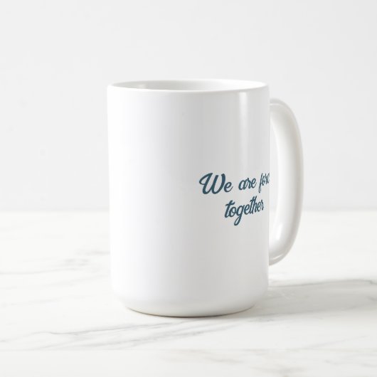 Mug Ukraine "jaune bleu" coloré (Devant droit)