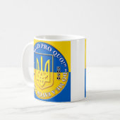 Mug Ukraine : La bouillie de café "No Quid Pro Quo" (Devant gauche)