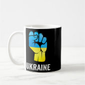 Mug Ukraine Map With Flag Colours Ukrainian Pride Men  (Gauche)