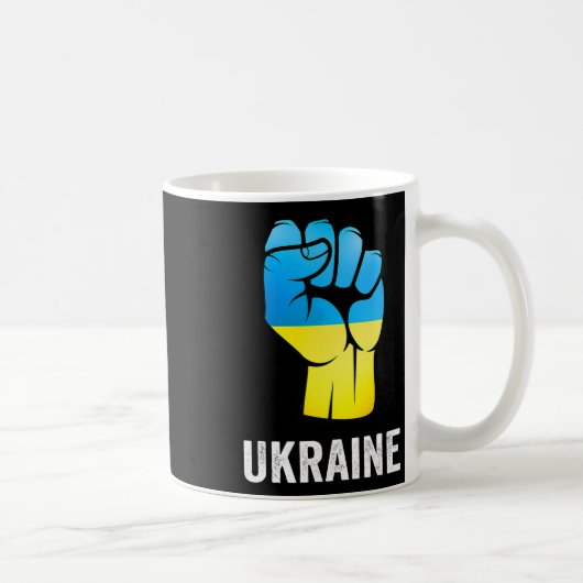 Mug Ukraine Map With Flag Colours Ukrainian Pride Men  (Droite)