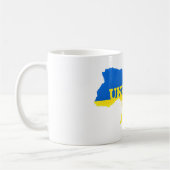 Mug Ukraine - Paix - drapeau ukrainien - Soutien à la (Gauche)