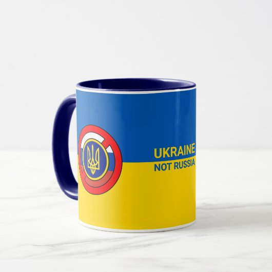 Mug Ukraine - Pas l'emprise russe (Devant gauche)