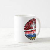 Mug Ukraine Suisse ukrainienne Arbre Racine (Devant droit)